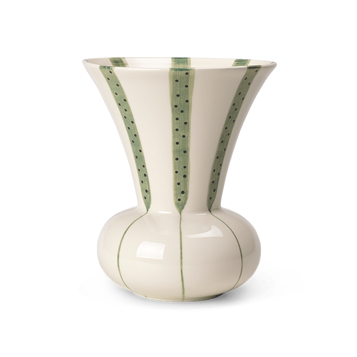Kahler Signature - Vase, Green, H: 7.9