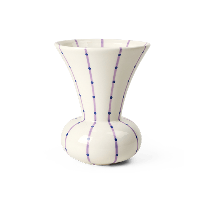 Kahler Signature - Vase, Purple, H: 5.9