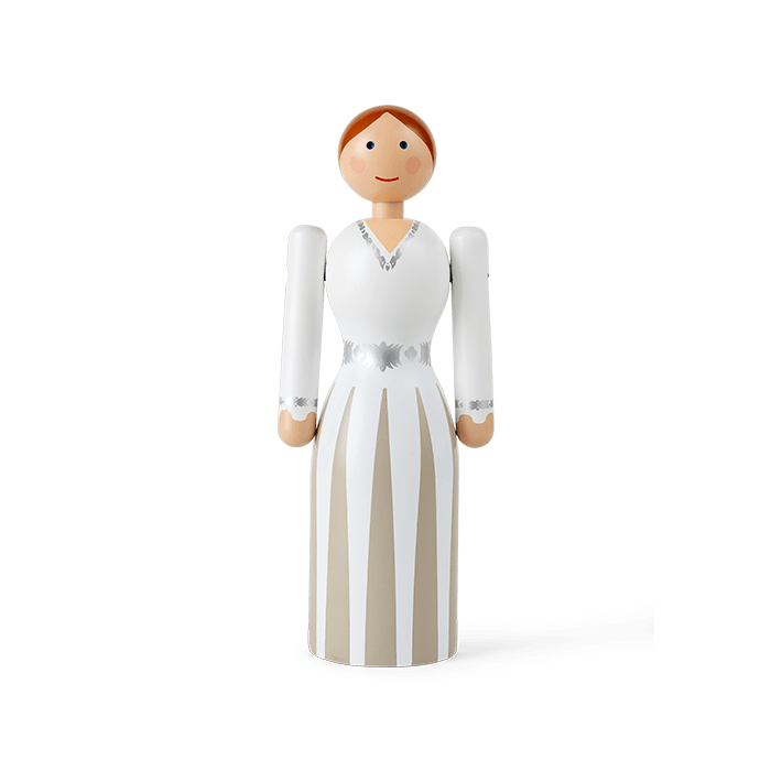 Kay Bojesen Wedding - Bride, White, Small, H: 6.7