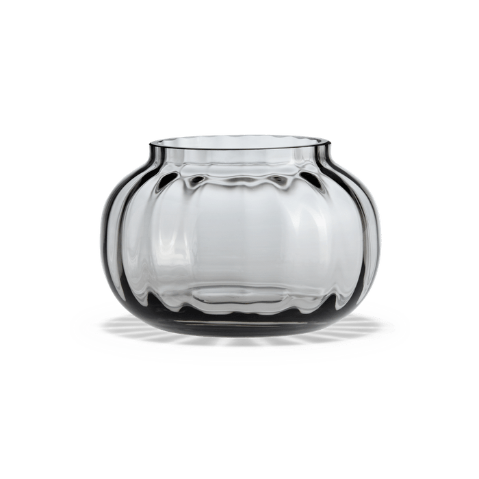 Holmegaard Primula - Tealight Holder, Smoke, H: 2.4