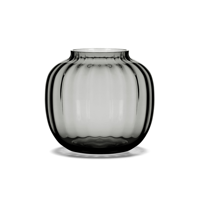 Holmegaard Primula - Vase, Smoke, H: 4.9