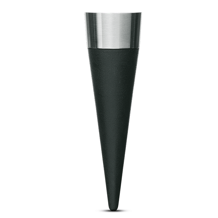 Rosendahl GC - Wine Stopper, Black/Steel, H: 3.5