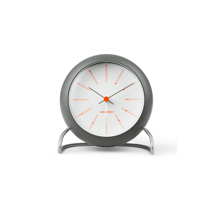 Arne Jacobsen Bankers Table Clock, Ø: 4.3