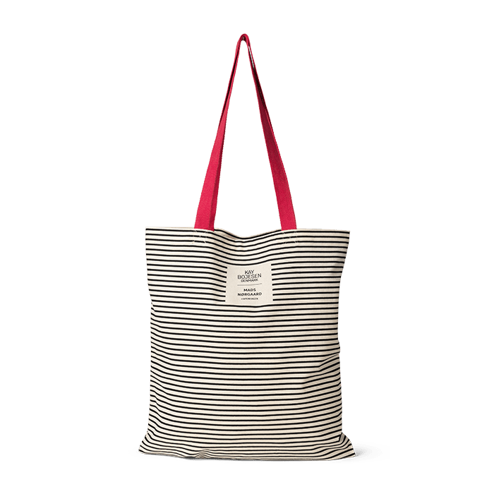 Kay Bojesen x Nørgaard paa Strøget Tote Bag - White/Black