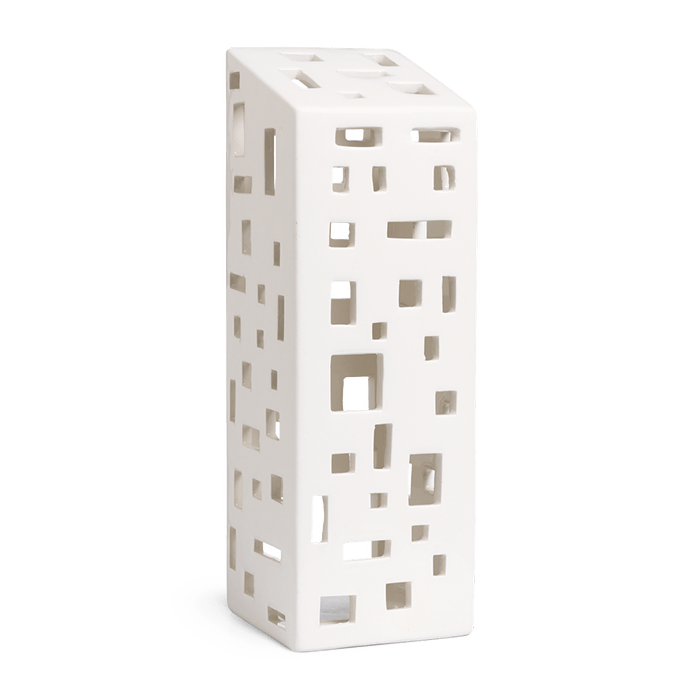 Kahler Urbania Lighthouses - High Building, White, H: 8.7