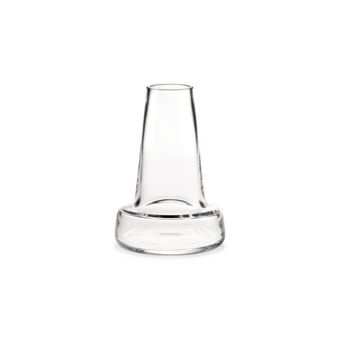 Holmegaard Flora - Vase, Clear, H: 9.4