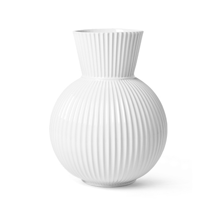 Lyngby Porcelæn Lyngby Tura - Vase, White, H: 13.4