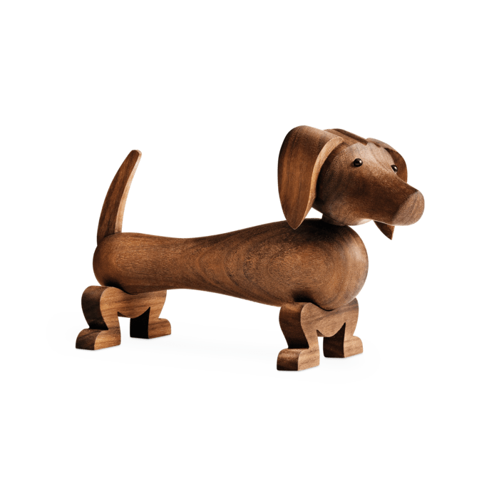 Kay Bojesen Dogs - Walnut, Small, H: 4.3