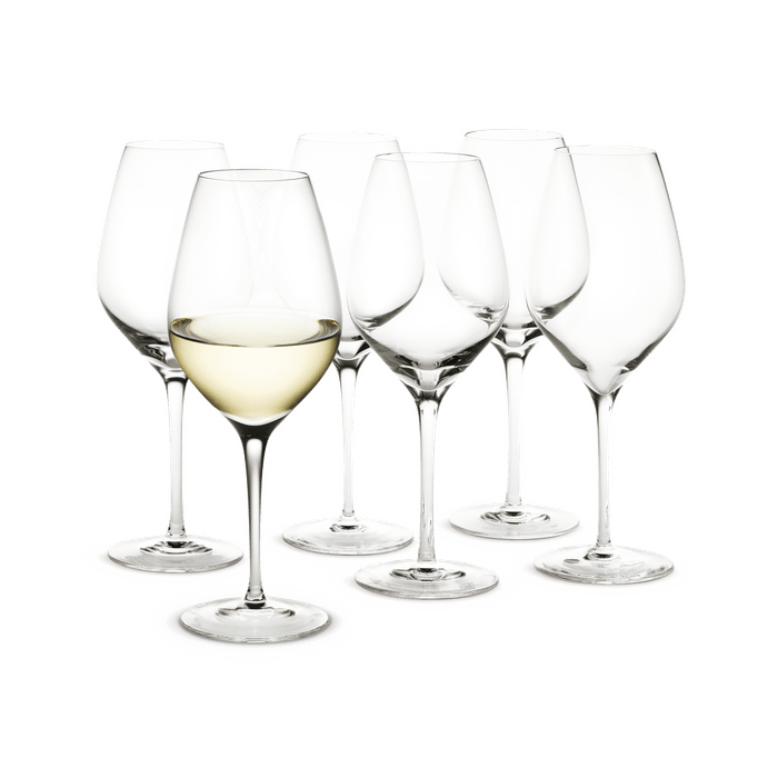 Holmegaard Cabernet - White Wine Glass, V: 12.2 oz, 6 Pcs.