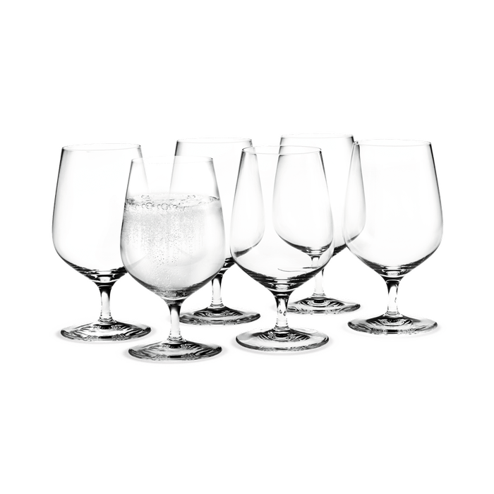 Holmegaard Cabernet - Tumbler on Foot, V: 12.2 oz, 6 Pcs.