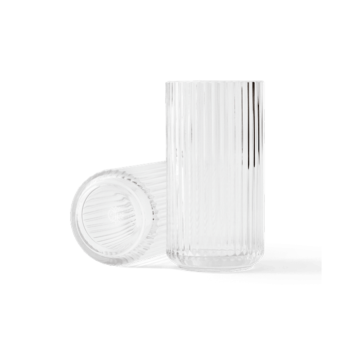 Lyngby Porcelain Glass Vases - Clear, H: 6.1