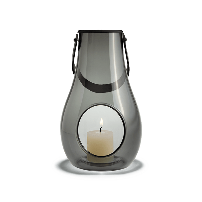 Holmegaard Design with Light - Lantern, Smoke, H: 9.8