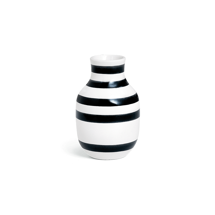Kahler Omaggio Vases - Black, H: 4.9