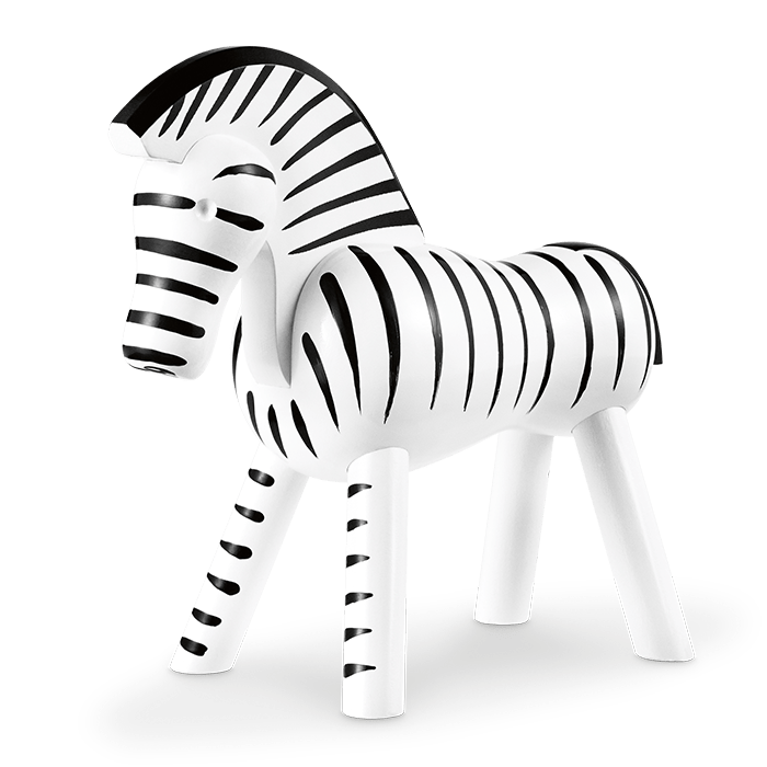 Kay Bojesen Zebra Black/White H 5.5in